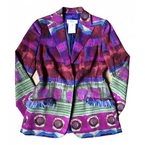 Pre-owned Romeo Gigli Wool Blazer In Multicolour