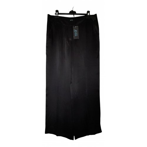 Pre-owned Guess Large Pants In Black