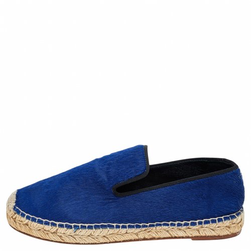 Pre-owned Celine Cloth Flats In Blue