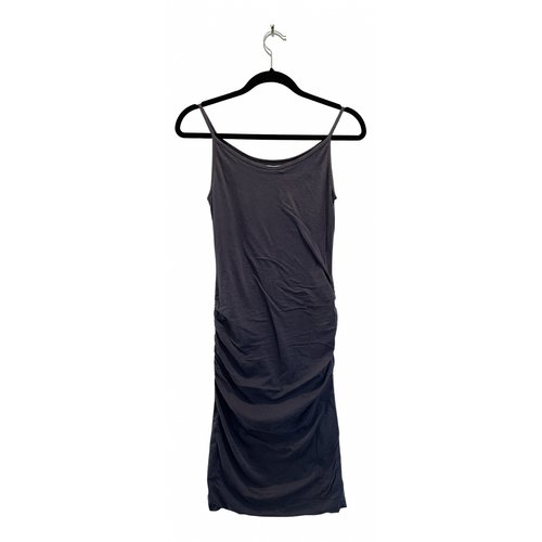 Pre-owned Velvet By Graham And Spencer Mid-length Dress In Grey