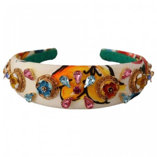 Pre-owned Dolce & Gabbana Cloth Hair Accessory In Multicolour
