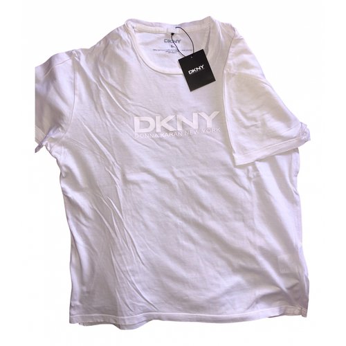 Pre-owned Dkny T-shirt In White