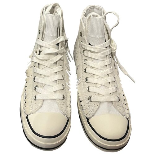 Pre-owned Palm Angels Trainers In White