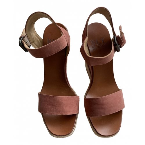 Pre-owned Baltarini Sandals In Brown