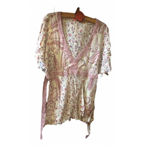 Pre-owned Manoukian Blouse In Pink