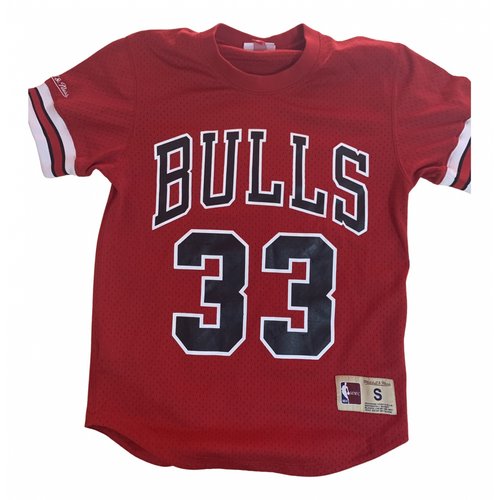 Pre-owned Mitchell & Ness T-shirt In Red