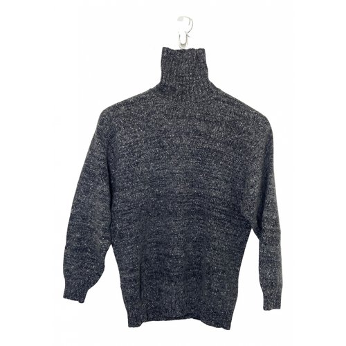Pre-owned Versace Wool Knitwear & Sweatshirt In Grey