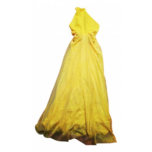 Pre-owned Nbd Maxi Dress In Yellow