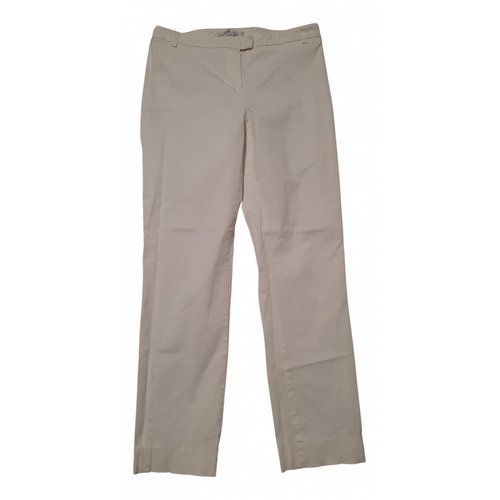 Pre-owned Marella Trousers In White