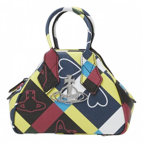 Pre-owned Vivienne Westwood Vegan Leather Crossbody Bag In Multicolour