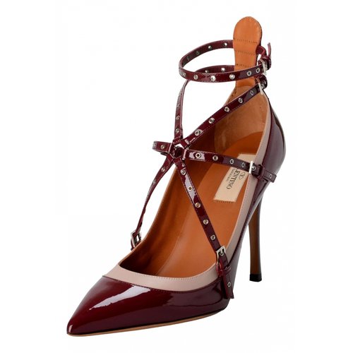 Pre-owned Valentino Garavani Patent Leather Heels In Multicolour