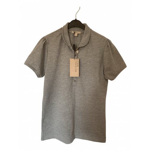 Pre-owned Burberry Polo In Grey