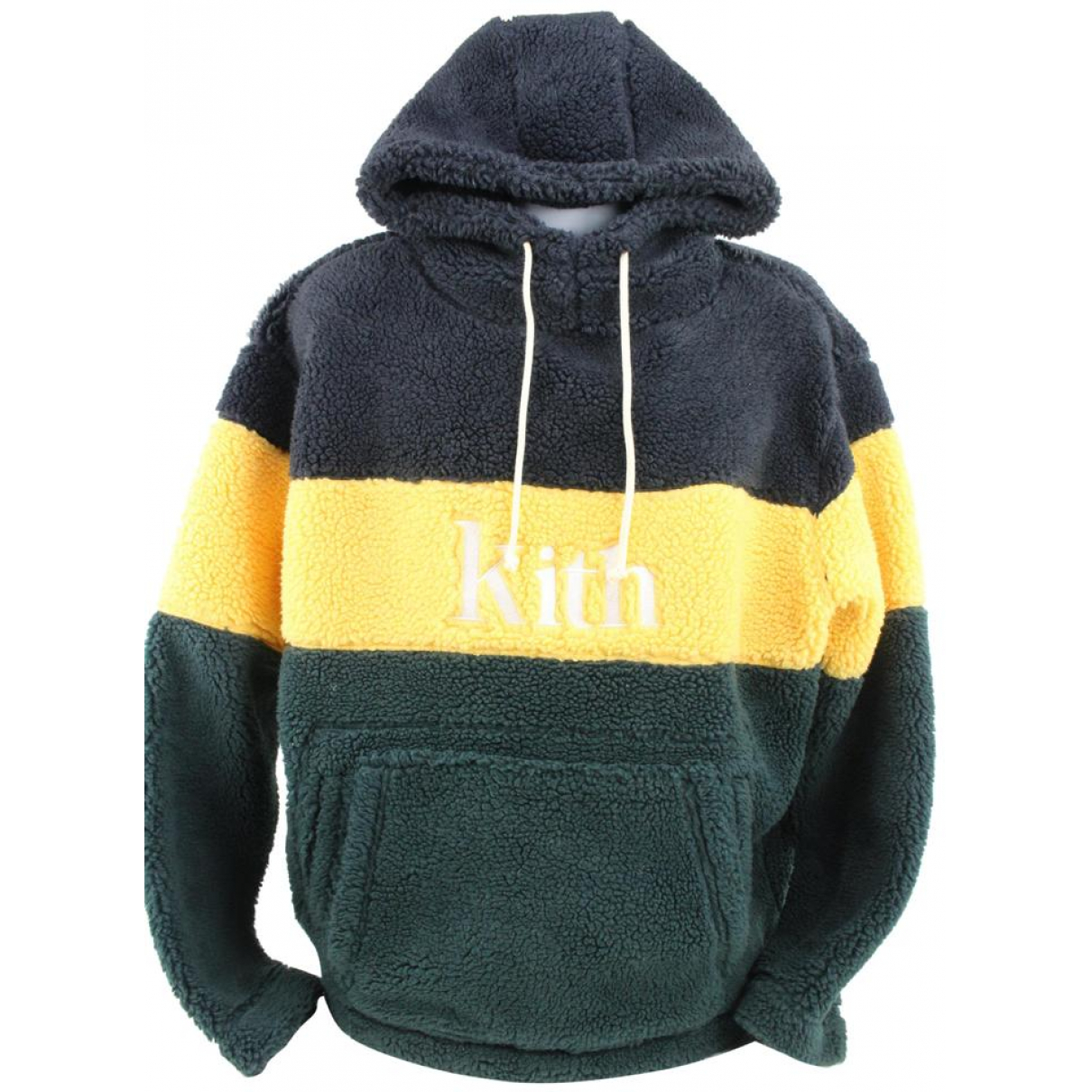 Pre-owned Kith Wool Sweatshirt In Navy 
