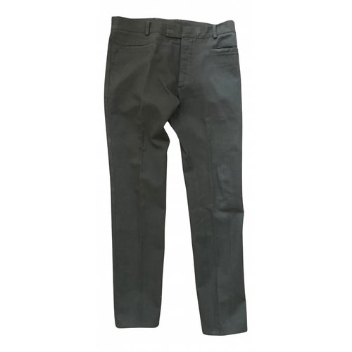 Pre-owned Costume National Trousers In Anthracite