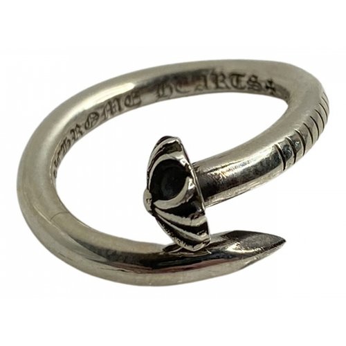 Pre-owned Chrome Hearts Silver Ring