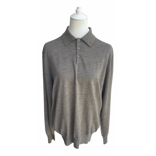 Pre-owned Cruciani Polo Shirt In Grey