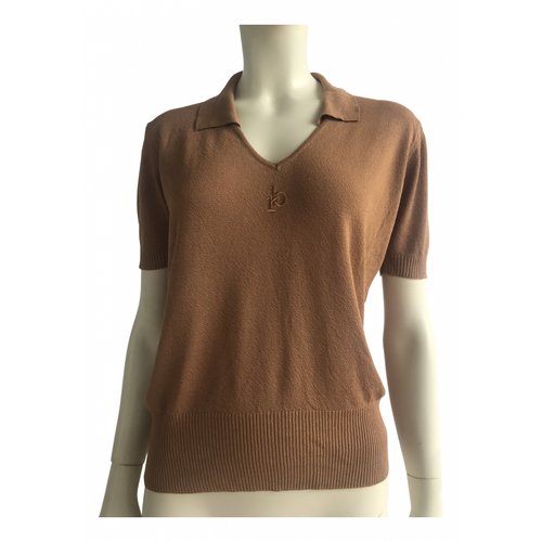 Pre-owned Roccobarocco Top In Brown