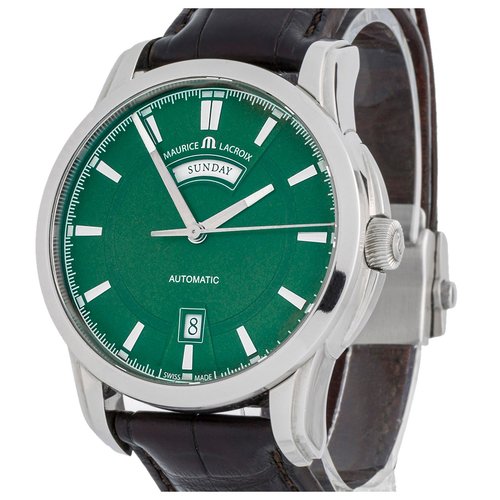 Pre-owned Maurice Lacroix Watch In Green