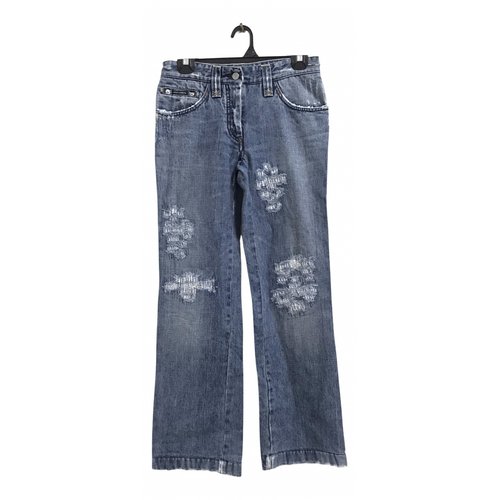 Pre-owned Dolce & Gabbana Bootcut Jeans In Blue