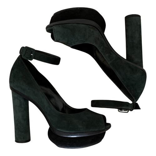 Pre-owned Sonia Rykiel Leather Heels In Green