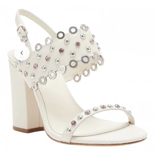 Pre-owned Ash Leather Sandals In White