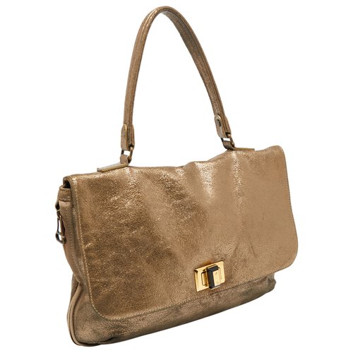 Pre-owned Lanvin Bag In Gold