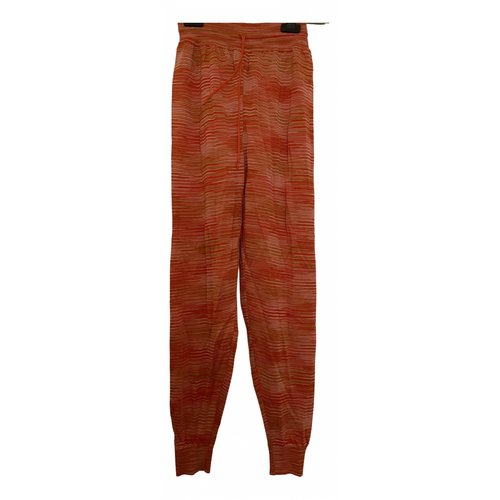 Pre-owned M Missoni Trousers In Orange