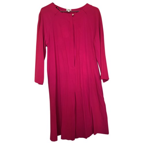 Pre-owned Hoss Intropia Wool Mid-length Dress In Pink