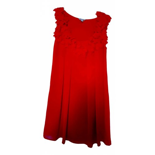 Pre-owned Ted Baker Mini Dress In Red