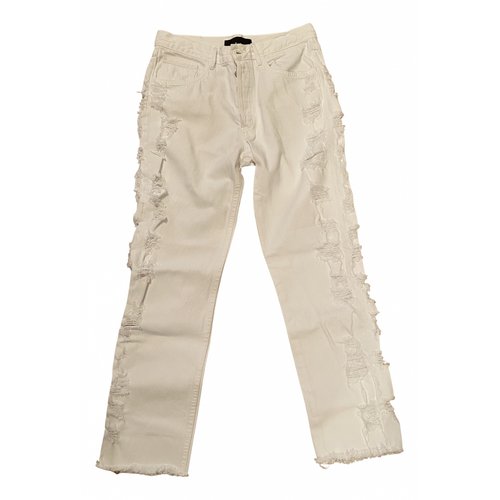 Pre-owned 3x1 Jeans In White