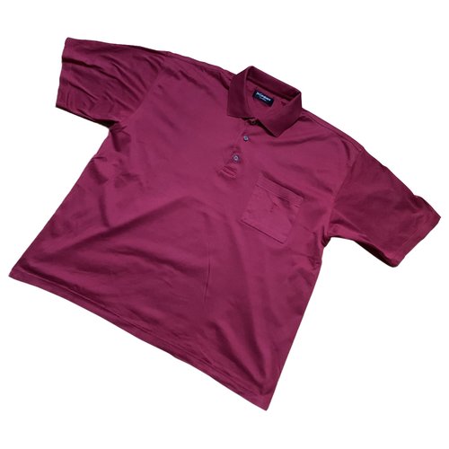 Pre-owned Saint Laurent Polo Shirt In Burgundy