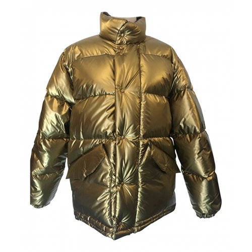 Pre-owned Moncler Grenoble Puffer In Gold