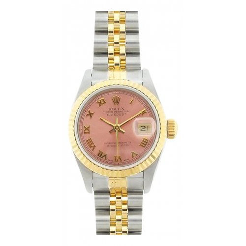 Pre-owned Rolex Watch In Pink