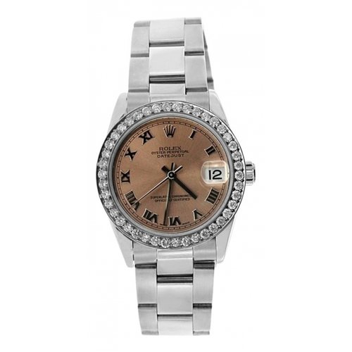 Pre-owned Rolex Watch In Pink