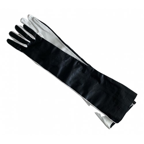 Pre-owned Anteprima Long Gloves In Black