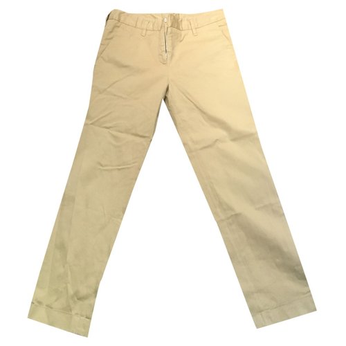 Pre-owned Aspesi Chino Pants In Yellow