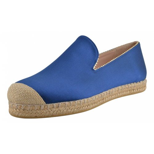 Pre-owned Stuart Weitzman Leather Espadrilles In Blue