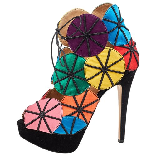 Pre-owned Charlotte Olympia Sandal In Multicolour