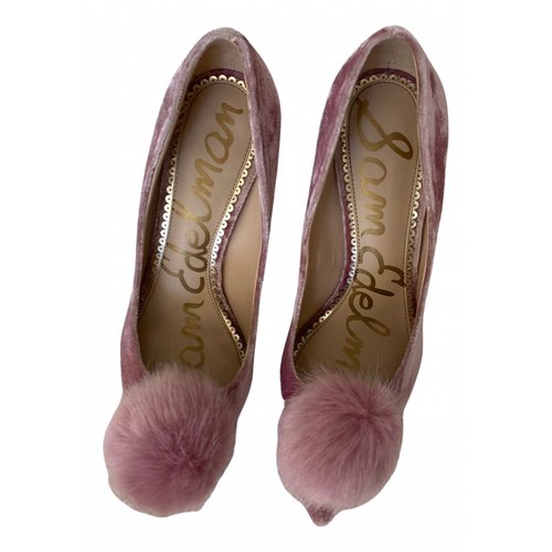 Pre-owned Sam Edelman Leather Heels In Pink