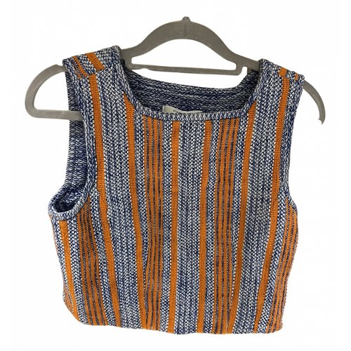 Pre-owned Carven Tweed Vest In Multicolour