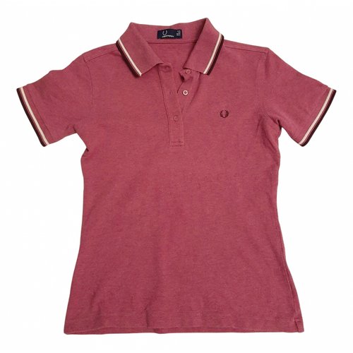 Pre-owned Fred Perry T-shirt In Pink