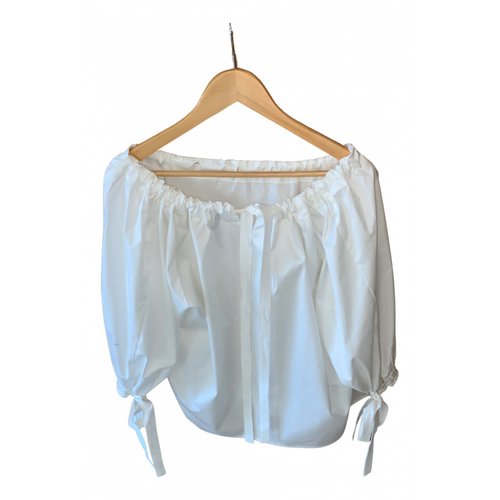 Pre-owned Mother Of Pearl Mof Pearl Blouse In White