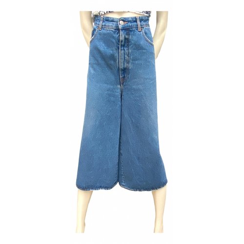 Pre-owned Mm6 Maison Margiela Large Jeans In Blue