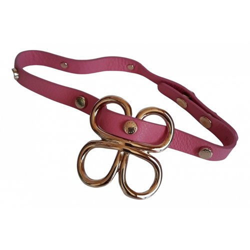 Pre-owned Furla Leather Bracelet In Pink