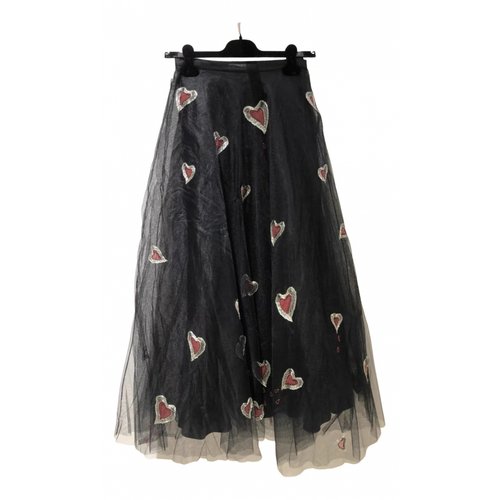 Pre-owned Dior Mid-length Skirt In Black