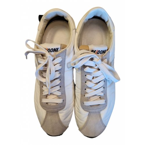 Pre-owned Re/done Trainers In White