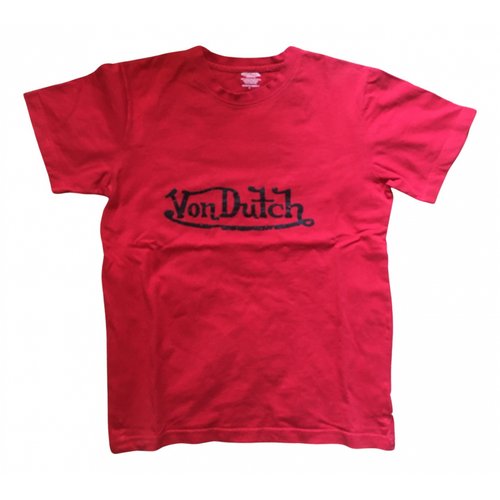 Pre-owned Von Dutch T-shirt In Red
