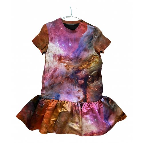 Pre-owned Christopher Kane Silk Mid-length Dress In Multicolour