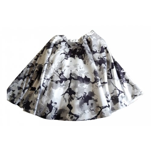 Pre-owned Pierre Balmain Silk Mid-length Skirt In Multicolour