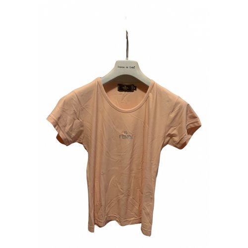 Pre-owned Fendi T-shirt In Orange